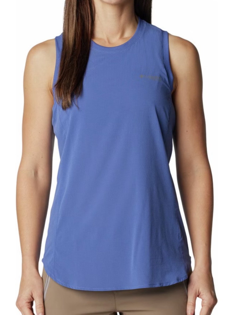 COLUMBIA Twist Back Tank Top Periwinkle Purple Blue XL Extra Large $40 EUC KL